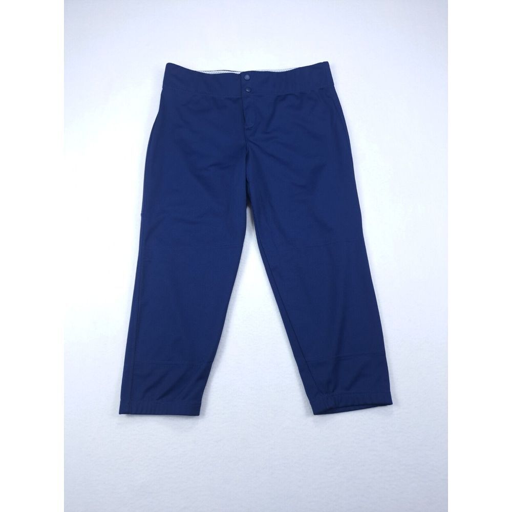 Under Armour Pants Womans XL Softball Performance Capri Authentic Blue Polyester